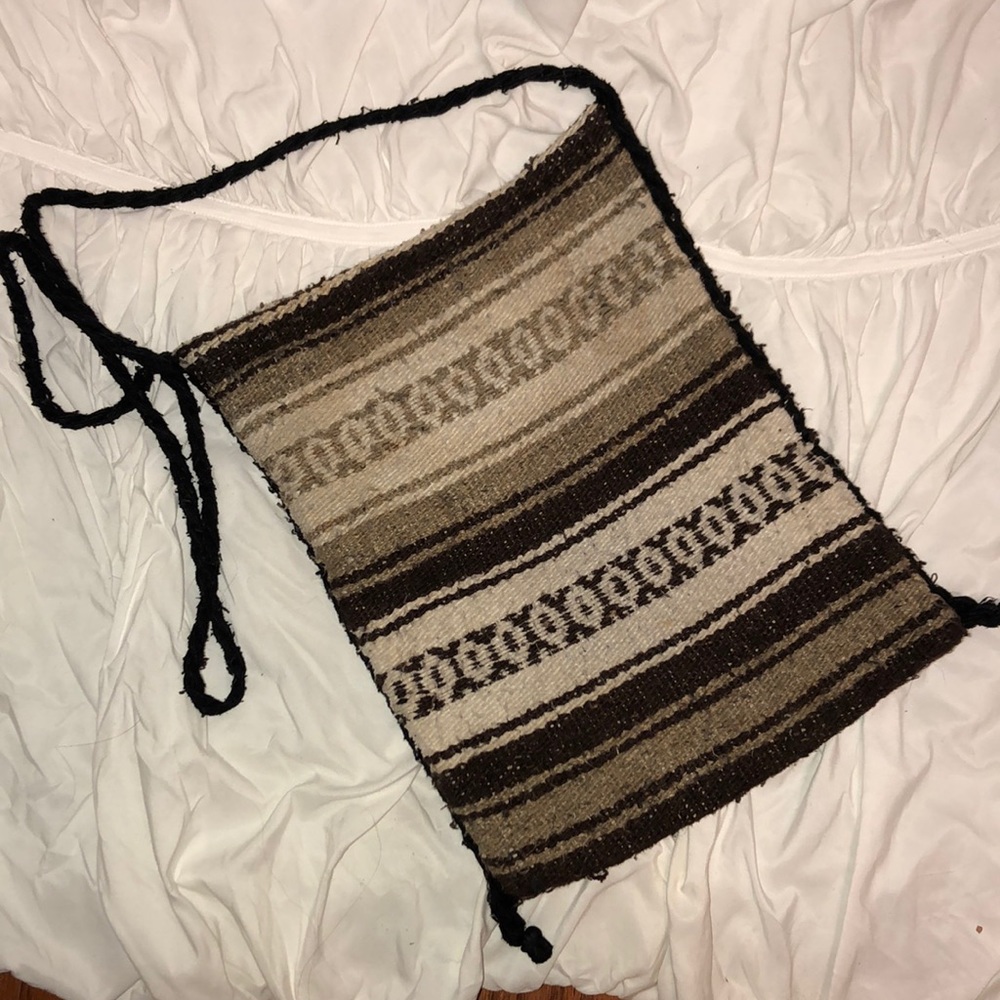 Navajo rug bag